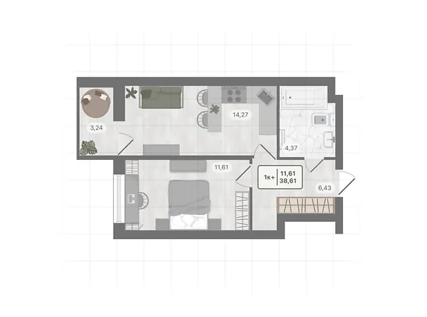 Квартира на вул. Козацька, 55Е в Києві, ID 331230, фото №6