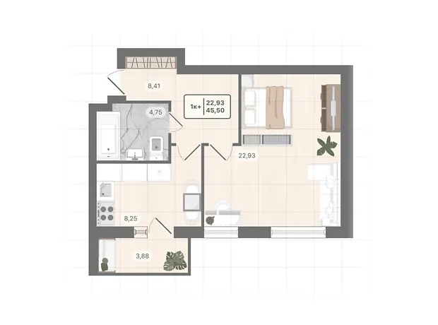 Квартира на вул. Козацька, 55Е в Києві, ID 331183, фото №6