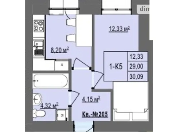 Квартира на вул. Сахарова Андрія Академіка в Тернополі, ID 331777, фото №6