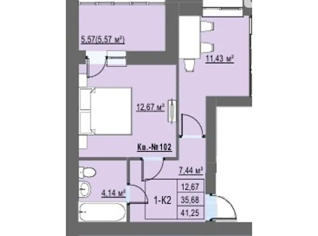 Квартира на вул. Сахарова Андрія Академіка в Тернополі, ID 331774, фото №6