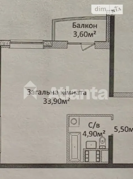 Квартира на просп. Лесі Українки в Одесі, ID 332278, фото №17