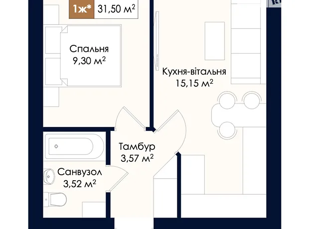 Купити квартиру за адресою вул. Соборна, 39 в Київ на Findly.com.ua Квартира на вул. Соборна, 39 в Київ, ID 332972, фото №1