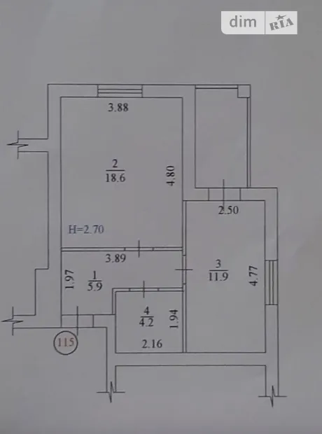 Квартира на вул. Полтавський Шлях, 184А в Харків, ID 333206, фото №5