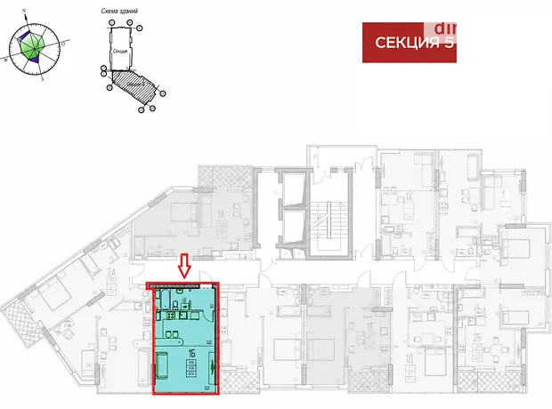 Квартира на вул. Фонтанська дорога, 6 в Одеса, ID 333807, фото №2