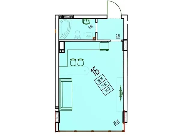 Квартира на вул. Фонтанська дорога, 6 в Одеса, ID 333807, фото №4