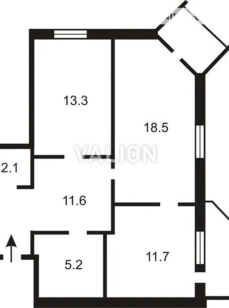Квартира на вул. Бакинська, 37Д в Києві, ID 334101, фото №15