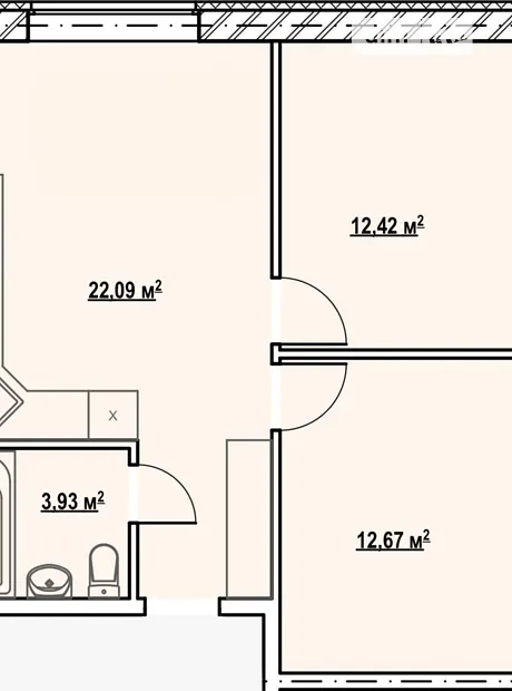 Квартира на вул. Садова, 96 в Київ, ID 335244, фото №1