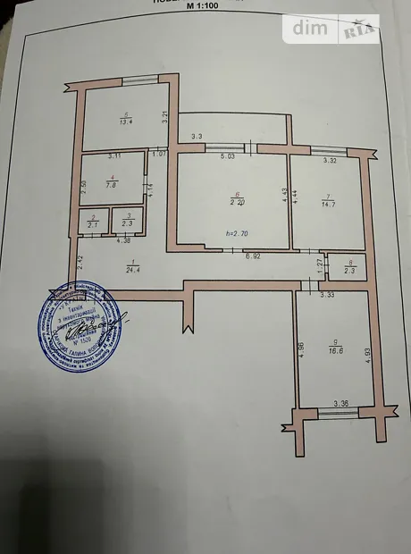 Квартира на вул. Зарічанська, 22/3 в Хмельницькому, ID 340021, фото №34