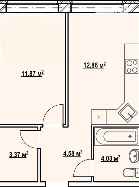 Квартира на вул. Садова, 34 в Київ, ID 337927, фото №5