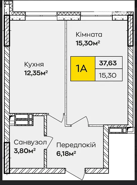 Квартира на вул. Івана Кочерги, 17А в Києві, ID 338100, фото №17