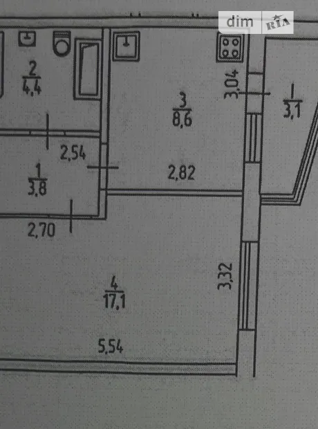 Квартира на вул. Бориса Гмирі, 20Б в Києві, ID 338843, фото №16