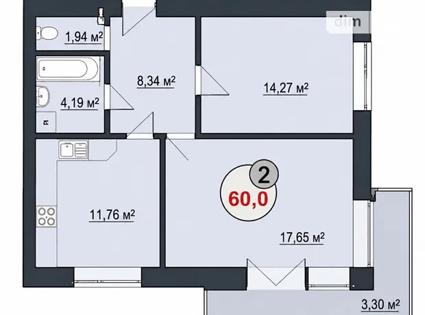 Квартира на вул. Івасюка, 19 в Івано-Франківську, ID 338661, фото №7