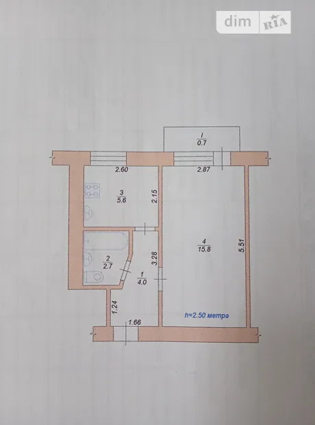 Квартира на вул. Ярославська, 8 в Кривому Розі, ID 342343, фото №7