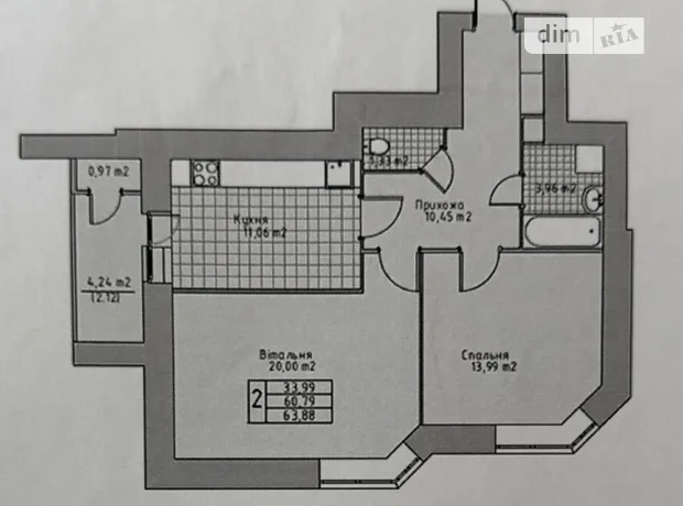 Квартира на вул. Микулинецька, 5 в Тернополі, ID 342197, фото №2