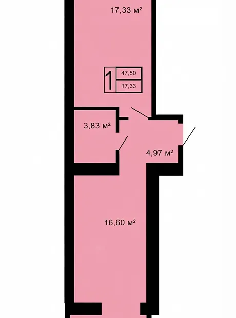 Квартира на вул. Трудова, 5/2 в Хмельницький, ID 345141, фото №2