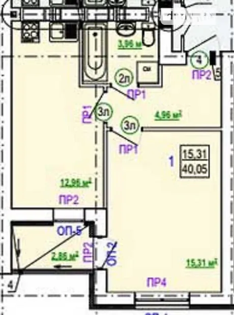 Квартира на вул. Борткевича, 13 в Харкові, ID 345544, фото №2
