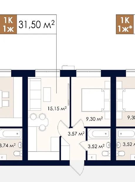 Квартира на вул. Соборна, 39 в Києві, ID 345984, фото №8