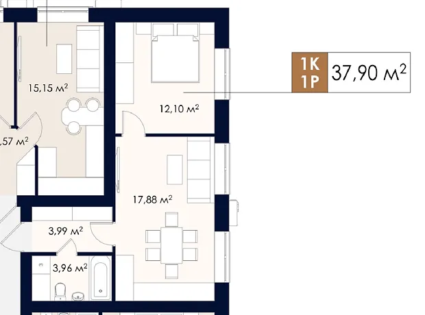 Квартира на вул. Соборна, 5 в Києві, ID 345982, фото №10