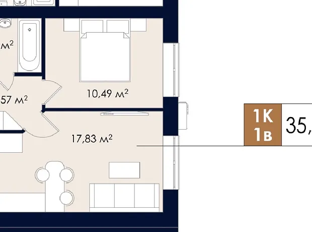 Квартира на вул. Соборна, 35 в Києві, ID 345979, фото №9