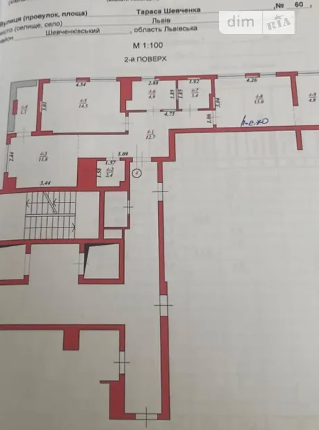 Квартира на вул. Шевченка Тараса, 60 в Львові, ID 346107, фото №24