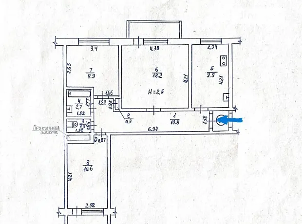 Квартира на вул. Майка Йогансена, 20 в Харкові, ID 347624, фото №12