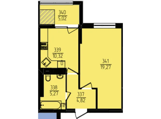 Квартира на вул. Озерна, 20/4Б в Хмельницькому, ID 348242, фото №6
