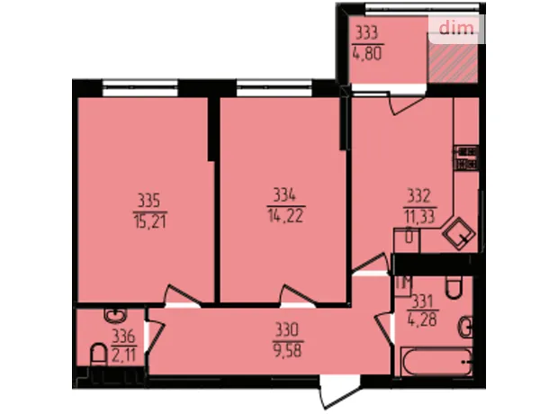 Квартира на вул. Озерна, 20/4Б в Хмельницькому, ID 348168, фото №6