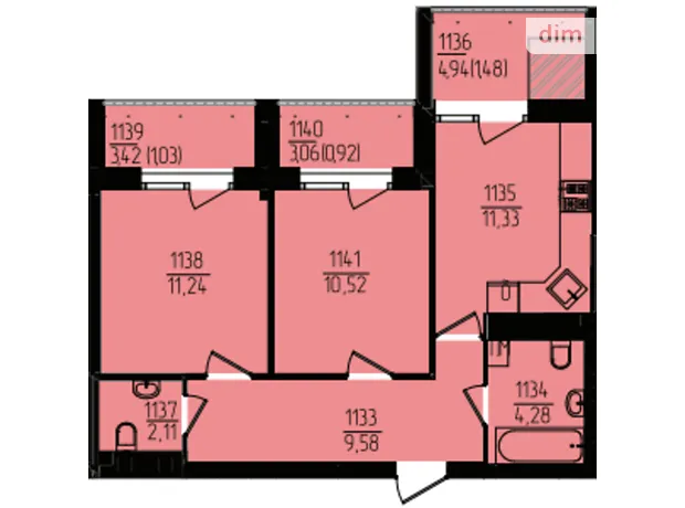 Квартира на вул. Озерна, 20/4Б в Хмельницькому, ID 348199, фото №6