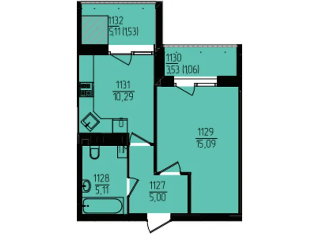Квартира на вул. Озерна, 20/4Б в Хмельницькому, ID 348187, фото №6