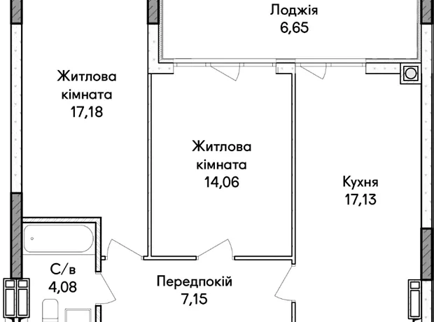 Квартира на вул. Ольги Кобилянської, 1В/52 в Києві, ID 349853, фото №11