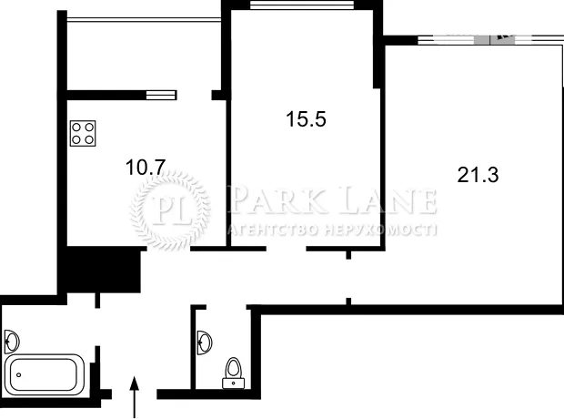Квартира на вул. Миколи Гулака, 4 в Київ, ID 350088, фото №2