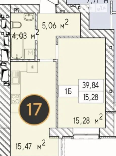 Квартира на вул. Миколи Шудрі, 23 в Києві, ID 349360, фото №8