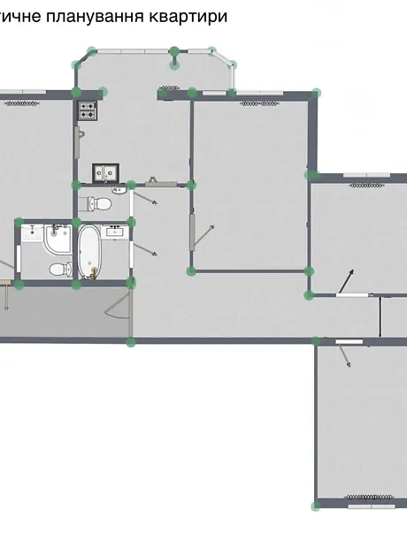 Квартира на пров. Шкільний, 1А в Київ, ID 350040, фото №2