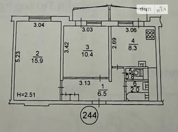 Квартира на вул. Березняківська, 36 в Києві, ID 352258, фото №10