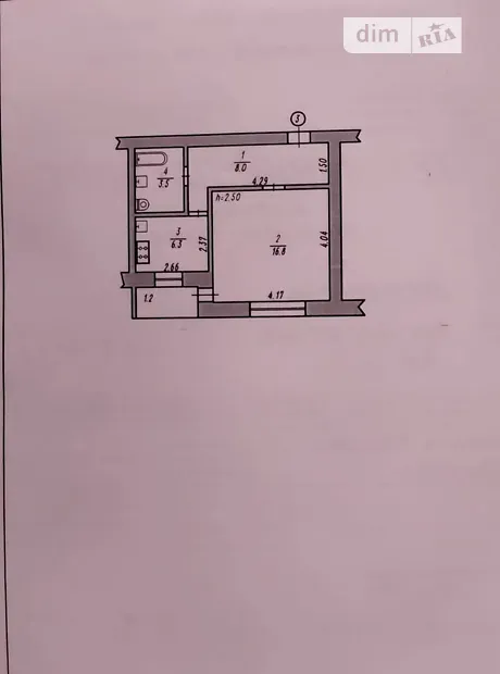 Квартира на вул. Кам'янецька, 52/2 в Хмельницькому, ID 353225, фото №12