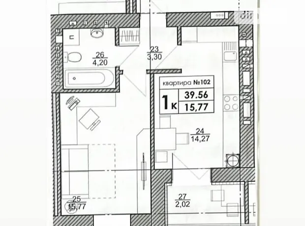 Квартира на вул. Санаторна, 20 в Київ, ID 354713, фото №3