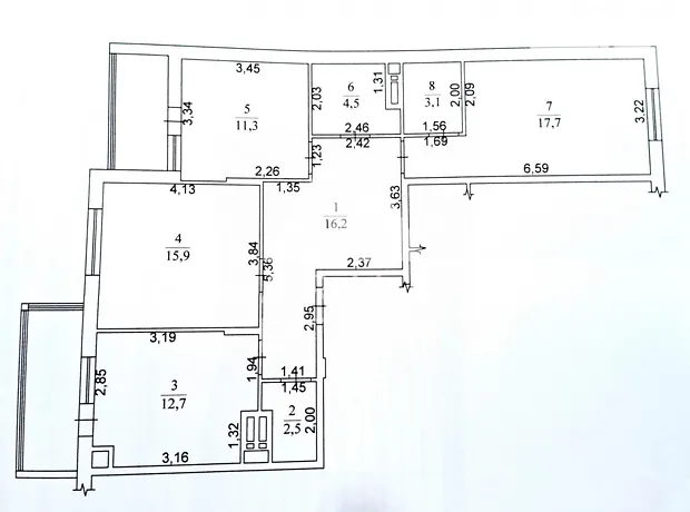 Квартира на бульв. Приозерний, 5Б в Києві, ID 354860, фото №24
