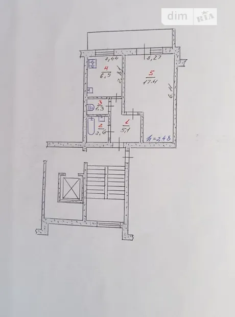 Квартира на вул. Гайова, 8 в Хмельницькому, ID 355916, фото №22