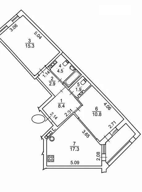 Квартира на вул. Теремківська, 4А, ID 401400, фото №1