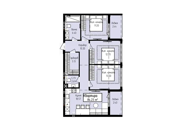 Квартира на вул. Собранецька, 129 в Ужгороді, ID 356527, фото №6
