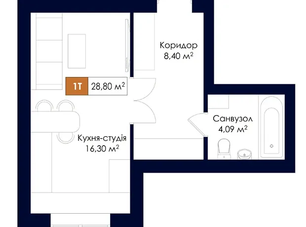 Квартира на вул. Соборна, 39 в Київ, ID 358273, фото №3
