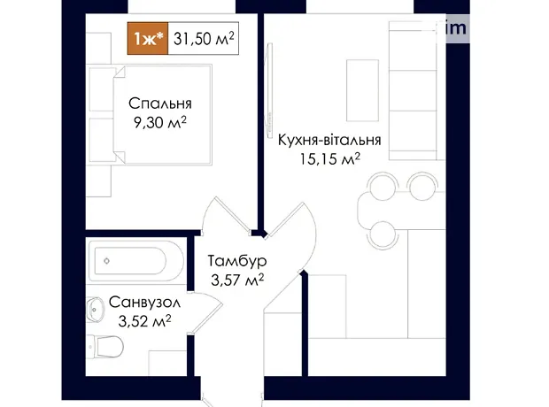 Квартира на вул. Соборна, 39 в Київ, ID 358175, фото №2