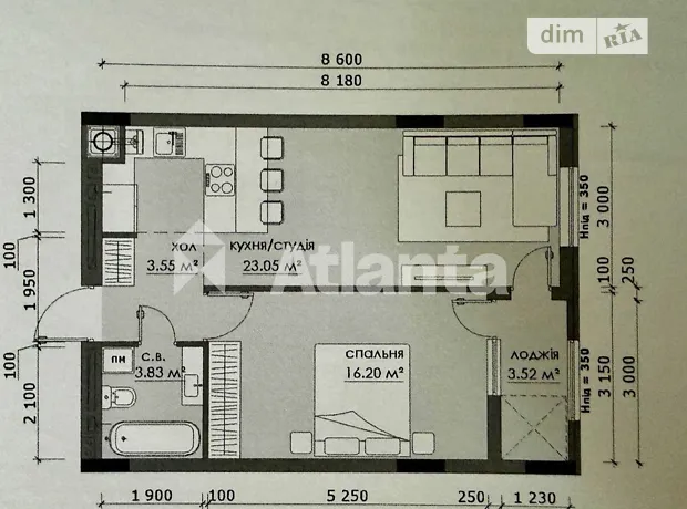 Квартира на вул. Стрийська в Львів, ID 358151, фото №5