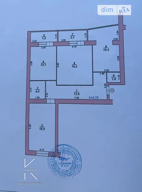 Квартира на шосе Старокостянтинівське, 20/4А в Хмельницькому, ID 357940, фото №22