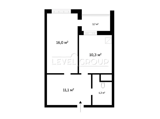 Квартира на вул. Кудрявська, 24А в Києві, ID 358438, фото №2