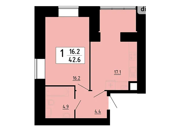 Квартира на вул. Академіка Сергія Корольова, 7Б в Тернополі, ID 360884, фото №5