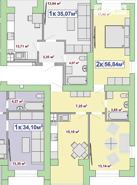 Квартира на вул. В'ячеслава Чорновола, 155, ID 362182, фото №1
