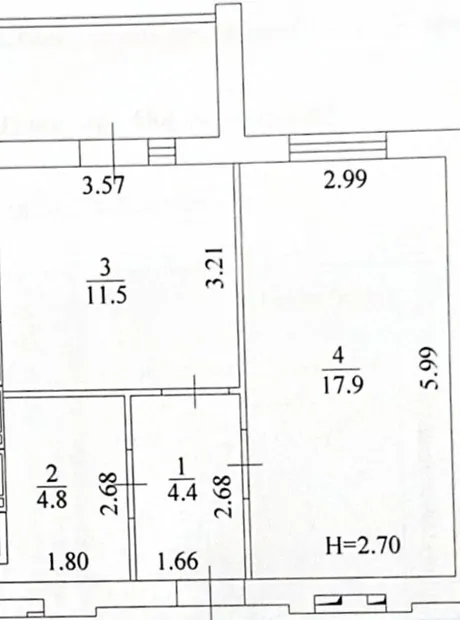 Квартира на вул. Полтавський Шлях, 184А в Харкові, ID 363338, фото №2