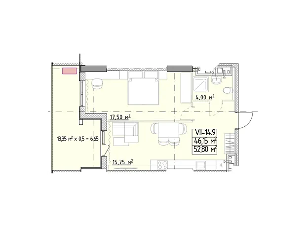 Квартира на вул. Генуезька, 1Ж в Одесі, ID 370108, фото №6
