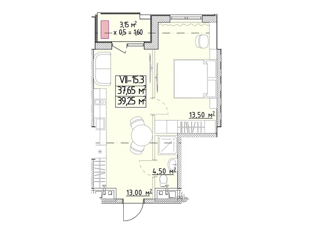 Квартира на вул. Генуезька, 1Ж в Одесі, ID 370112, фото №6